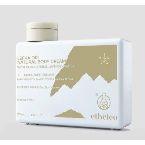 Etheleo Natural Body Cream Lefka Ori 250ml