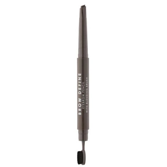 MUA BROW PENCIL & BLENDING BRUSH DARK BROWN
