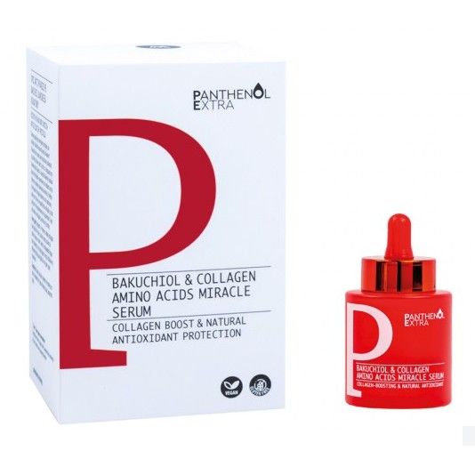 Medisei Panthenol Extra Serum με Bakuchiol & Αμινοξέα Κολλαγόνου 30ml – Αντιγηραντική Φροντίδα