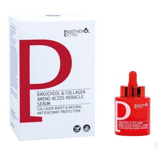 Medisei Panthenol Extra Serum με Bakuchiol & Αμινοξέα Κολλαγόνου 30ml – Αντιγηραντική Φροντίδα