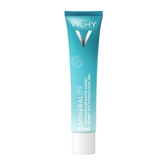 Vichy Mineral 89 48H Moisture Matte Sorbet Κρέμα-Gel Ενυδάτωσης για Λιπαρή Επιδερμίδα, 40ml
