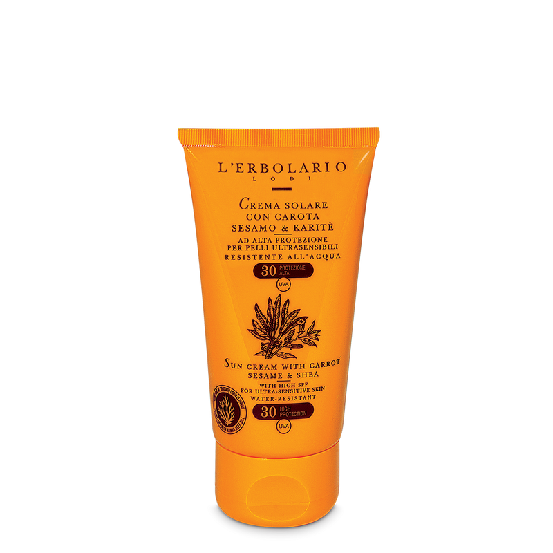 L'Erbolario Crema Solare Con Estratto di Papavero SPF 30+ 75 ml 