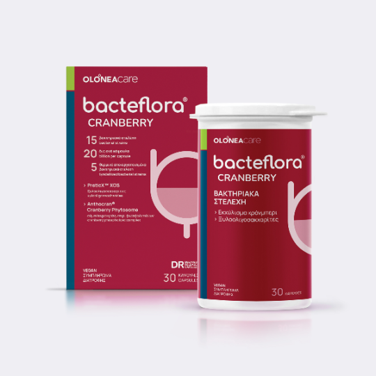 Olonea BacteFlora Cranberry για το Ουροποιητικό Σύστημα 30 Φυτικές Κάψουλες