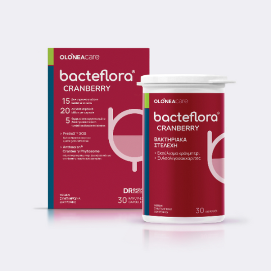 Olonea BacteFlora Cranberry για το Ουροποιητικό Σύστημα 30 Φυτικές Κάψουλες