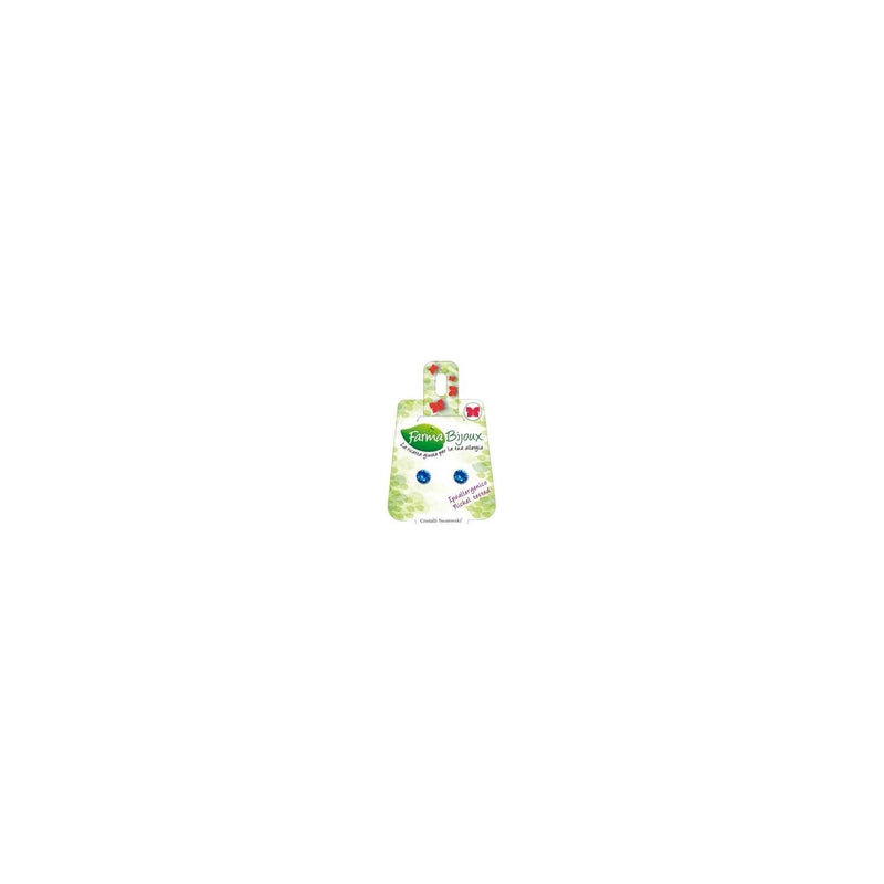 FARMA BIJOUX Hypoallergenic Earrings with Swarovski® crystal, color SAPPHIRE 