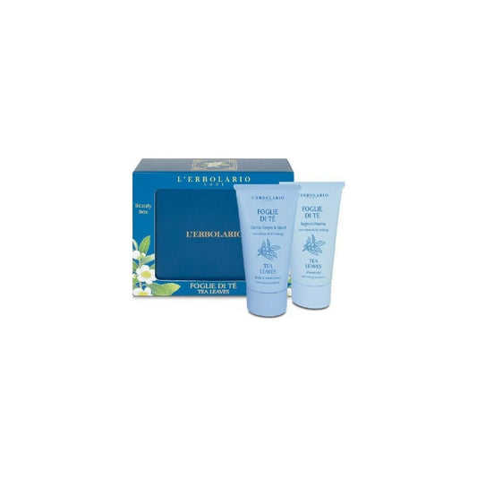 L'ERBOLARIO FOGLIE DI TE BEAUTY BOX SHOWER GEL 75ml & BODY CREAM 75ml