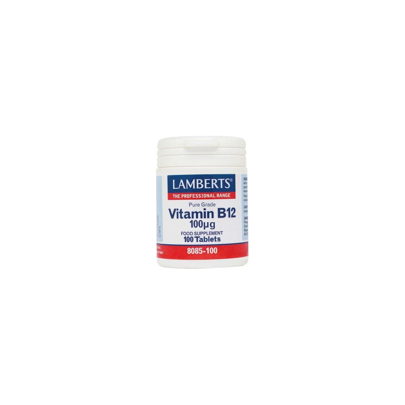 Lamberts Vitamin B12 100mcg 100 ταμπλέτες