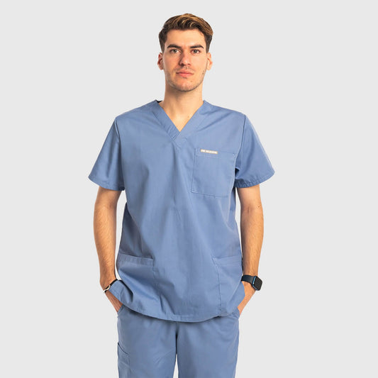 Scrub Μπλούζα - Σιέλ - XS