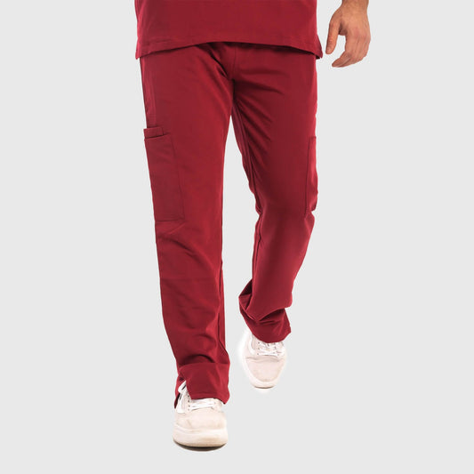 Scrub Παντελόνι - Μπορντό - L