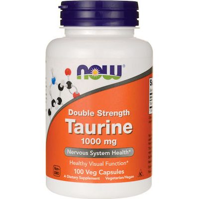 Now Foods Taurine 1000mg 100 κάψουλες