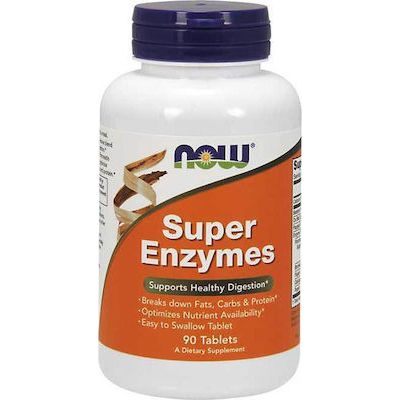 Now Foods Super Enzymes 90 Ταμπλέτες