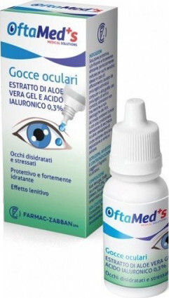 Farmac Zabban Oftamed's Eye Drops Οφθαλμικές Σταγόνες 10ml
