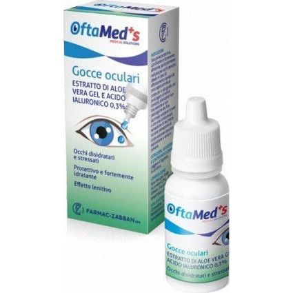 Farmac Zabban Oftamed's Eye Drops Οφθαλμικές Σταγόνες 10ml