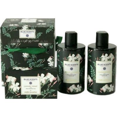 Blue Scents Night Jasmin Box Σετ Καθαρισμού με Αφρόλουτρο και Κρέμα Σώματος