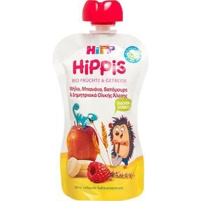 Hipp Hippis Sport με Γεύση Μήλο-Μπανάνα-Βατόμουρο Χωρίς Ζάχαρη 100gr για 12+ μηνών