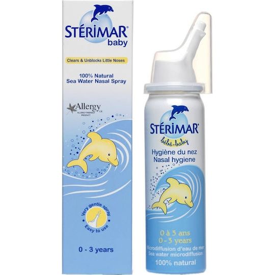 Sterimar Baby Nasal Hygiene Ρινικό Σπρέι με Θαλασσινό Νερό για Βρέφη και Παιδιά 100ml
