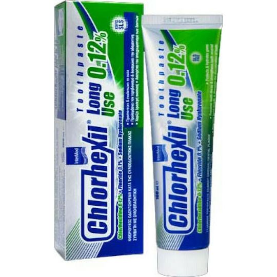 InterMed Chlorhexil 0.12% Long Use Οδοντόκρεμα με Χλωρεξιδίνη κατά της Πλάκας Ουλοοδοντικής 100ml