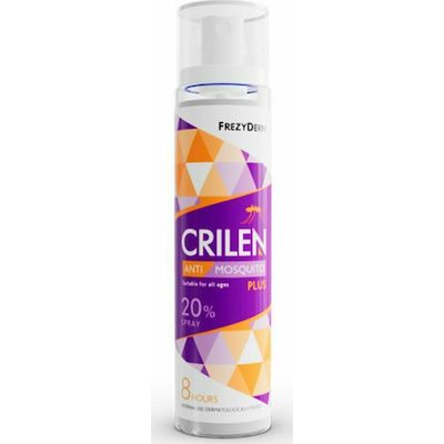 Frezyderm Crilen Anti Mosquito Plus 20% Άοσμο Εντομοαπωθητικό Γαλάκτωμα σε Spray Κατάλληλο για Παιδιά 100ml