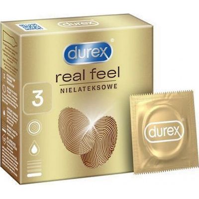 Durex Προφυλακτικά Real Feel No Latex 3τμχ