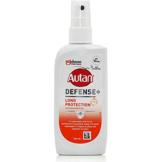 Autan Defense Long Protection Εντομοαπωθητική Λοσιόν σε Spray 100ml