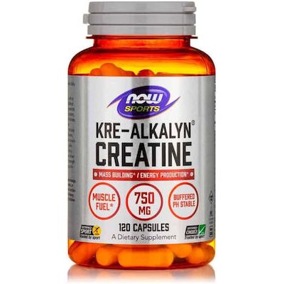 Now Foods Sports Kre-Alkalyn Creatine 750mg 120 κάψουλες