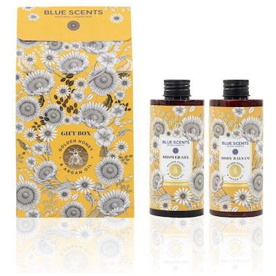 Blue Scents Golden Honey & Argan Oil Σετ Περιποίησης