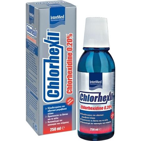 InterMed Chlorhexil 0.20% Στοματικό Διάλυμα κατά της Πλάκας & της Κακοσμίας 250ml