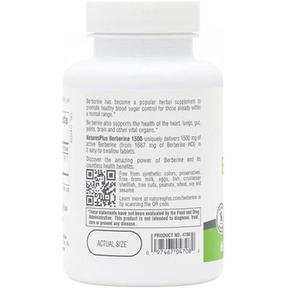 Nature's Plus Pro Berberine 1500mg 60 ταμπλέτες