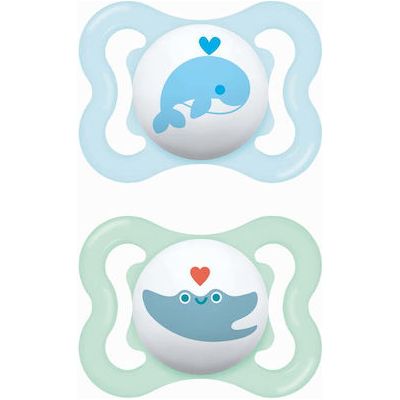 Mam Orthodontic Silicone Pacifiers for 2-6 months 2pcs