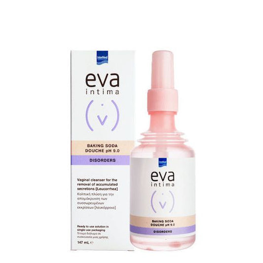 InterMed Eva Intima Baking Soda Douche Disorders pH 9 Υγρό Καθαρισμού για την Ευαίσθητη Περιοχή 147ml