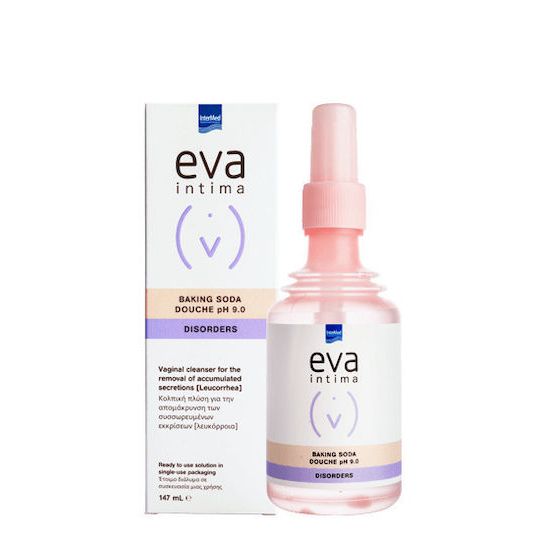 InterMed Eva Intima Baking Soda Douche Disorders pH 9 Υγρό Καθαρισμού για την Ευαίσθητη Περιοχή 147ml