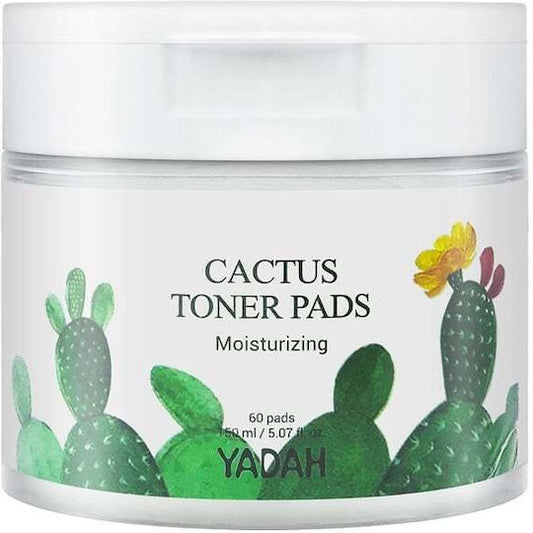 Yadah Cactus Toner Pads Δίσκοι Ενυδάτωσης & Απολέπισης, 60τεμ