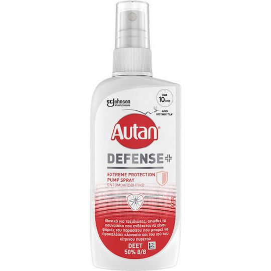 Autan Defense Extreme Protection Εντομοαπωθητικό Spray DEET με Ισχυρή Δράση 100ml