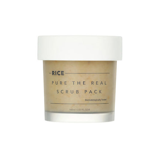Thank You Farmer Rice Pure The Real Scrub Pack & Μάσκα Προσώπου, 100ml