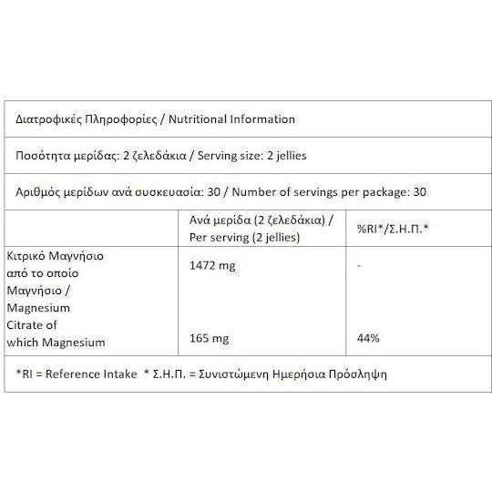 Vican Magnesium 165mg 60 ζελεδάκια