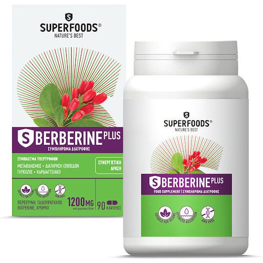 Superfoods Berberine 1200mg 90 κάψουλες